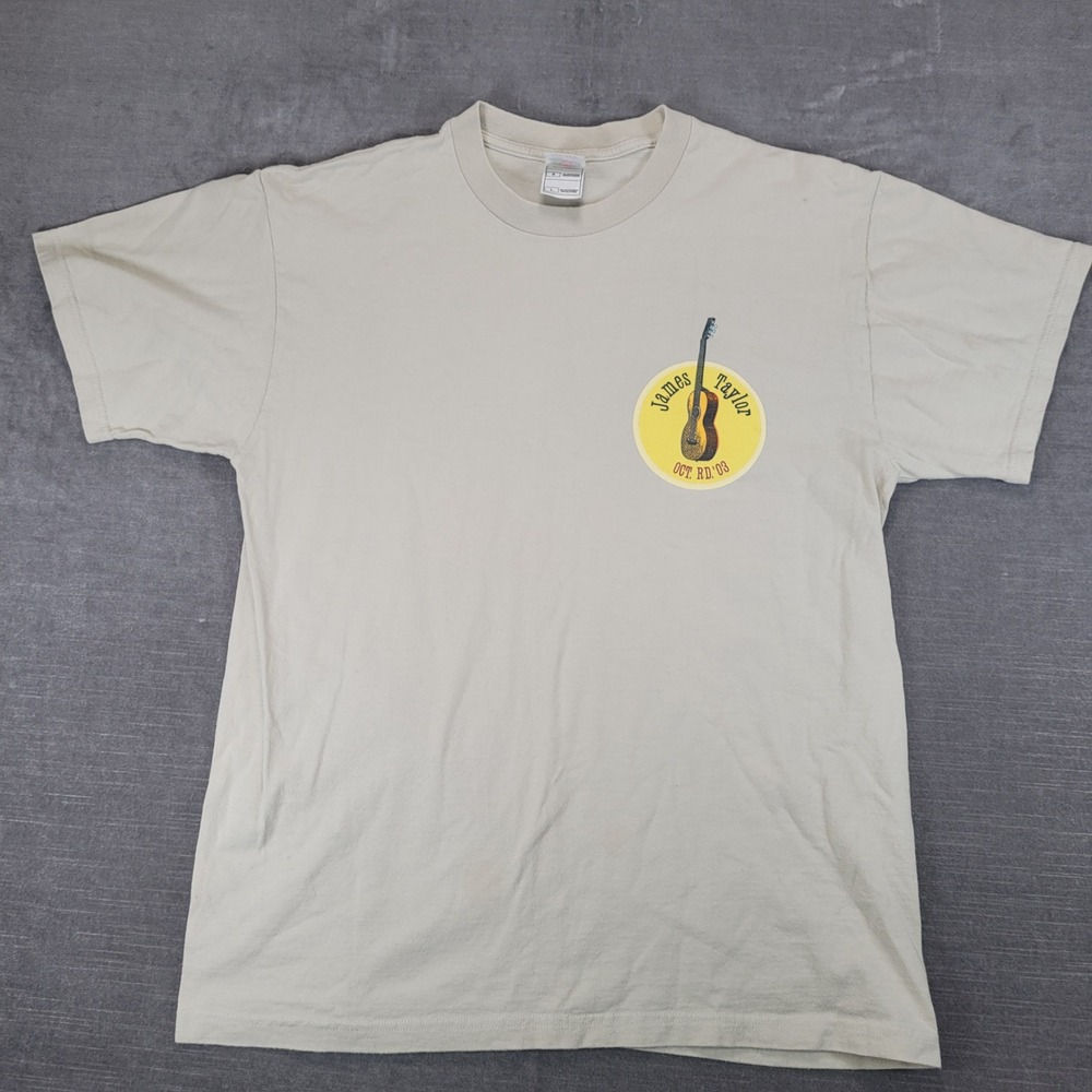 James Taylor October Road 2003 Concert Tour Shirt Mens Large‎ Fruit of the Loom